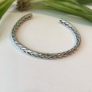 Silver bangle